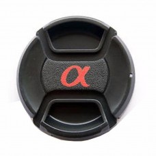 Center-Pinch Snap-On Front Lens Cap For Sony